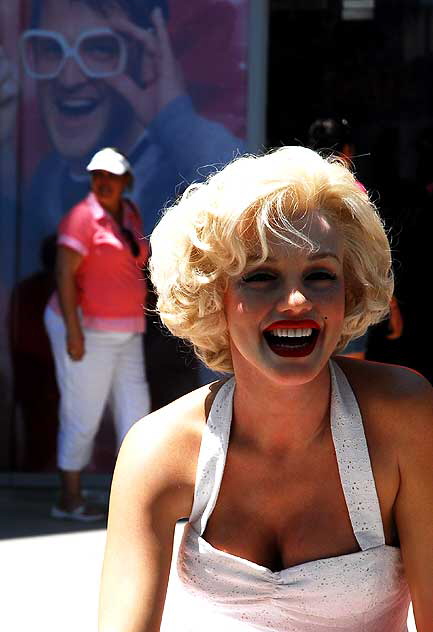 Marilyn Monroe figure at Madame Tussauds Wax Museum, Hollywood - opening week 