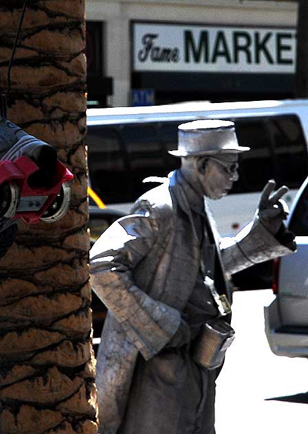 Sliver Mime, Hollywood Boulevard