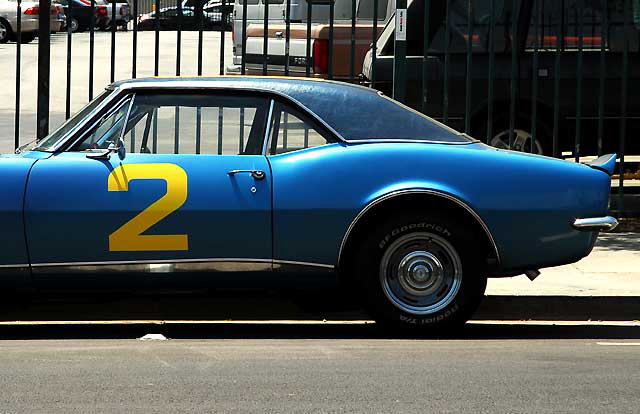 "2" Camero parked in Hollywood