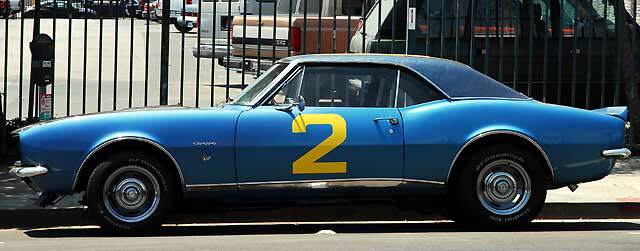"2" Camero parked in Hollywood