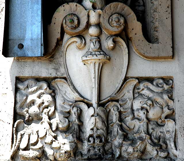 Cherub detail, Warner Pacific Theater, Hollywood Boulevard 