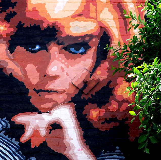 Nancy Sinatra mural, Highland Avenue, Hollywood