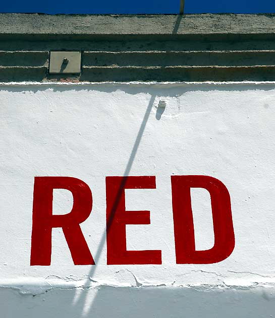 "Red" mural, North La Brea Avenue, Los Angeles (Hollywood)