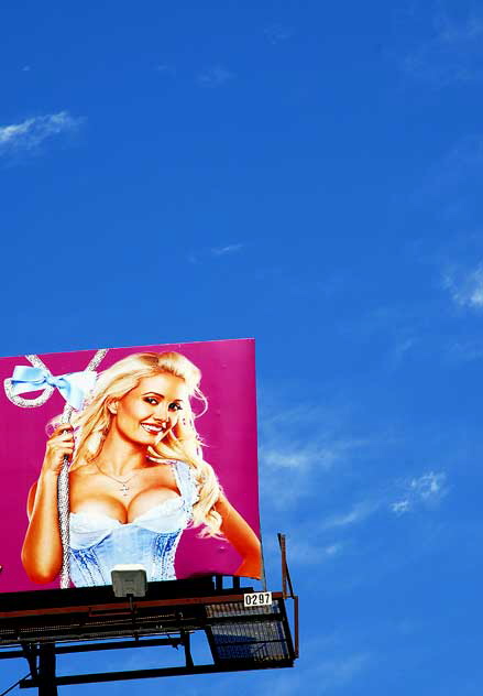 Billboard for Las Vegas casino, Hollywood Boulevard