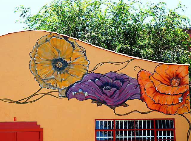 The "flower building" on the corner of Main and Westminster in Venice, California