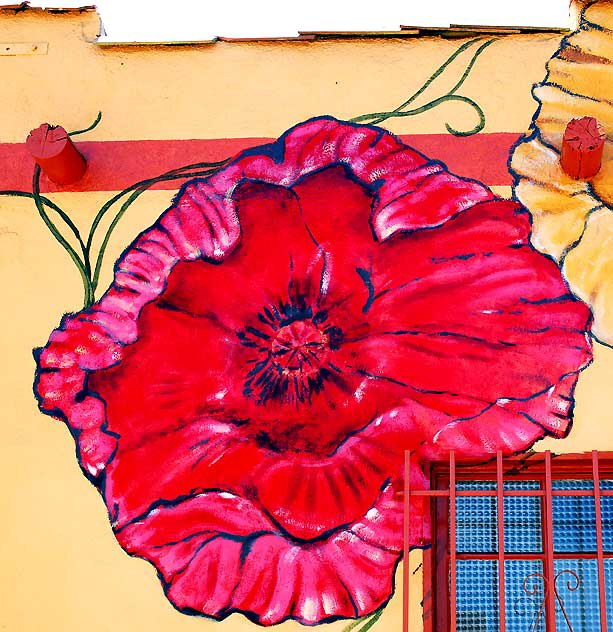 The "flower building" on the corner of Main and Westminster in Venice, California