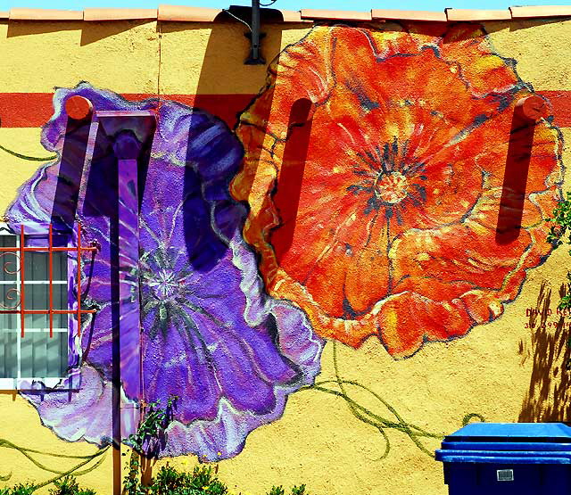 The "flower building" on the corner of Main and Westminster in Venice, California