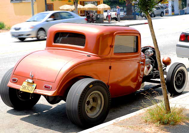 Little Deuce Coupe - '32 Ford hotrod - parked on Hollywood Boulevard east of Vermont, Monday, August 10, 2009