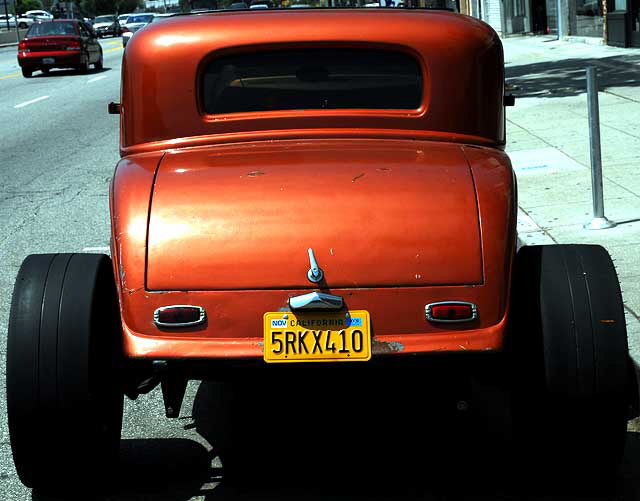 Little Deuce Coupe - '32 Ford hotrod - parked on Hollywood Boulevard east of Vermont, Monday, August 10, 2009