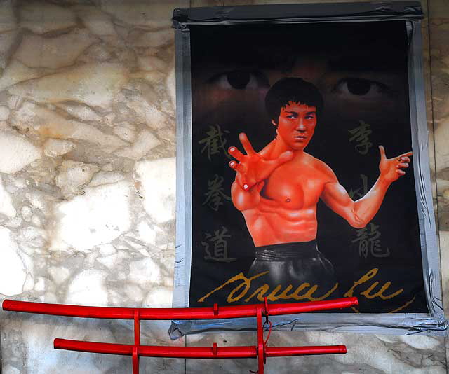 Bruce Lee and Duct Tape, Store Sign, Hollywood Boulevard