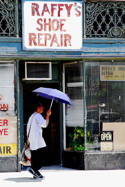 Umbrella Man, Wilcox Avenue, Hollywood