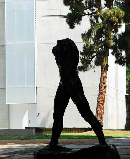 Rodin's "Walking Man" - UCLA Sculpture Garden