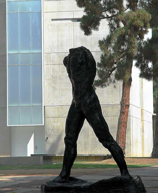 Rodin's "Walking Man" - UCLA Sculpture Garden
