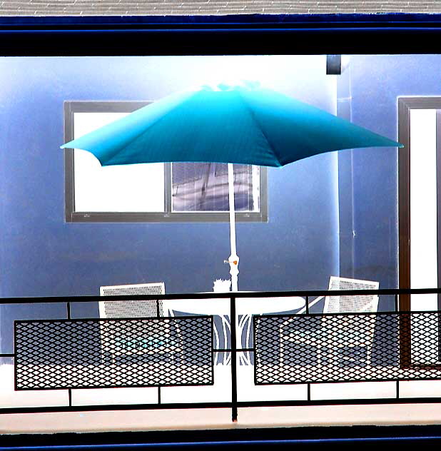 Apartment Balcony, Hollywood - Negative Print 