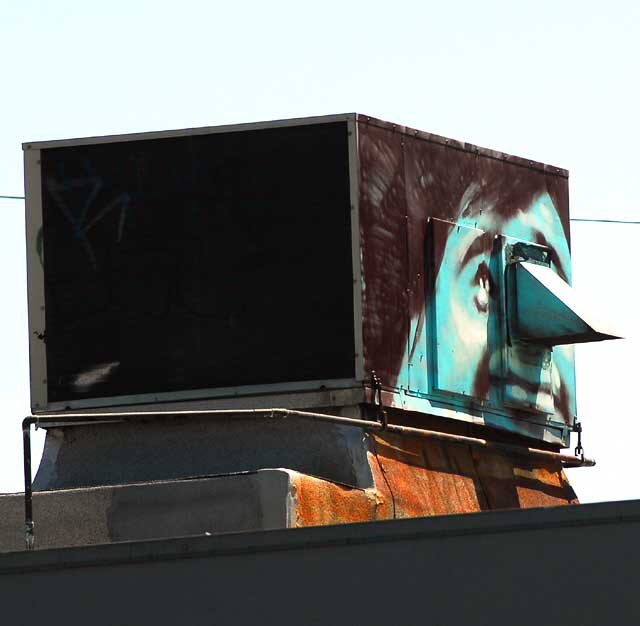 "Vent Nose" - rooftop air-conditioning unit, Melrose Avenue