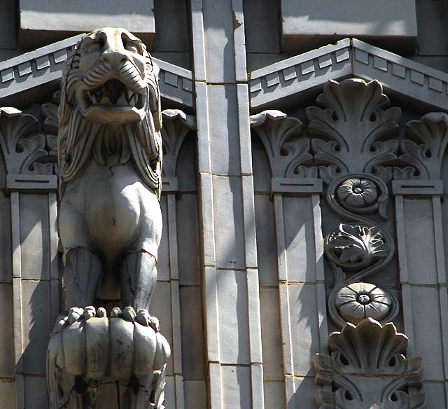 Detail at Hollywood First National Bank (1927, Meyer & Holler) - 6777 Hollywood Boulevard 