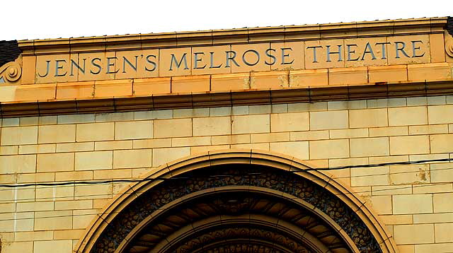 Jensen's Melrose Theatre, 4315 Melrose Avenue at Heliotrope, 1924, designed by E. E. B. Meindardus