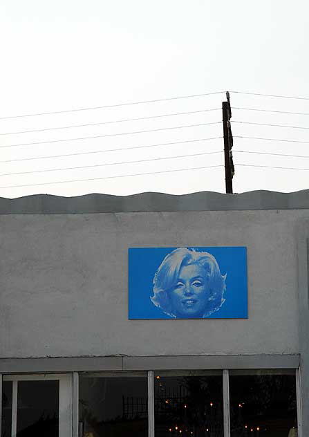 "Blue Marilyn" at "Goo" salon, Fairfax Avenue, South of Hollywood