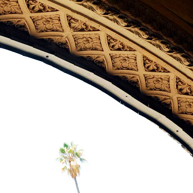 Archway, west wall of the Warner Pacific Theater, Hollywood Boulevard