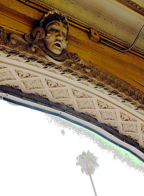 Archway, west wall of the Warner Pacific Theater, Hollywood Boulevard