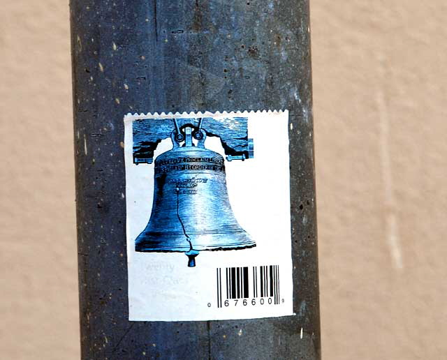 Liberty Bell sticker, Venice Beach