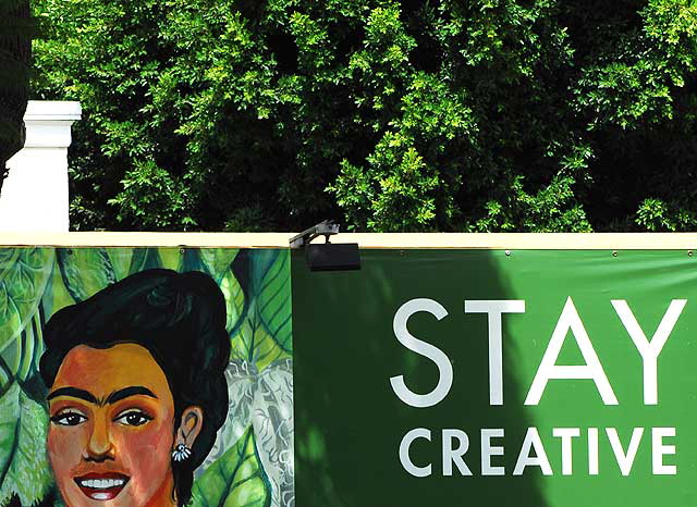 "Stay" graphic at the Park La Brea complex, Wilshire District