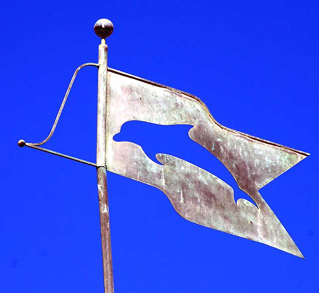 Metal Porpoise Banner, Venice Beach