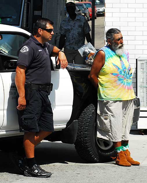 Arrest on Ocean Front Walk in Venice Beach, September 16, 2009