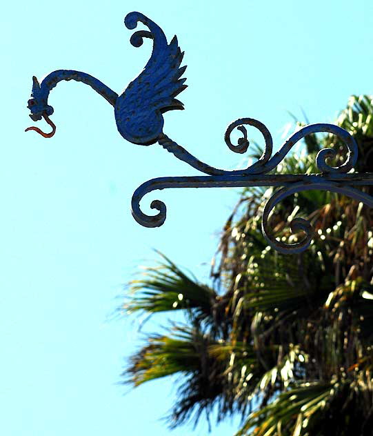 Wrought iron dragon, Ocean Front Walk in Venice Beach
