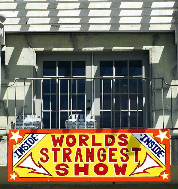 "World's Strangest Show" - Ocean Front Walk, Venice Beach