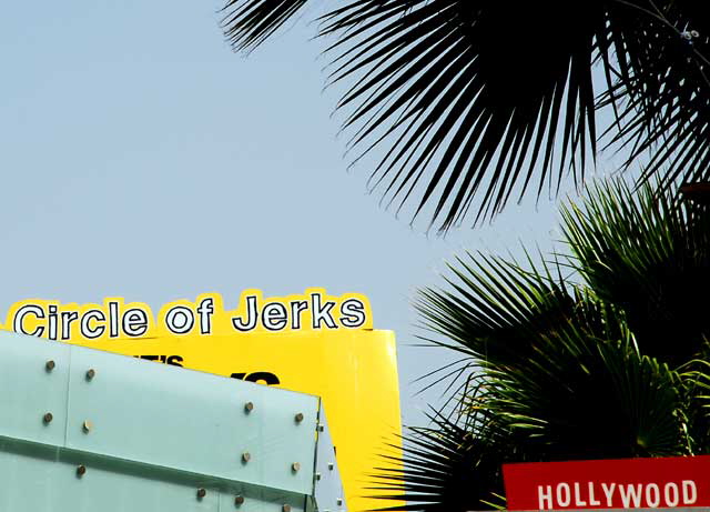 Billboard on Hollywood Boulevard for "It's Always Sunny in Philadelphia - "Circle of Jerks"