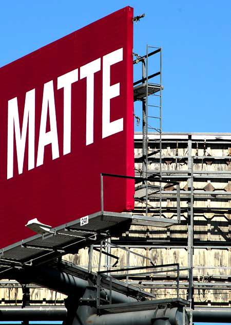 "Matte" - billboards on the Sunset Strip