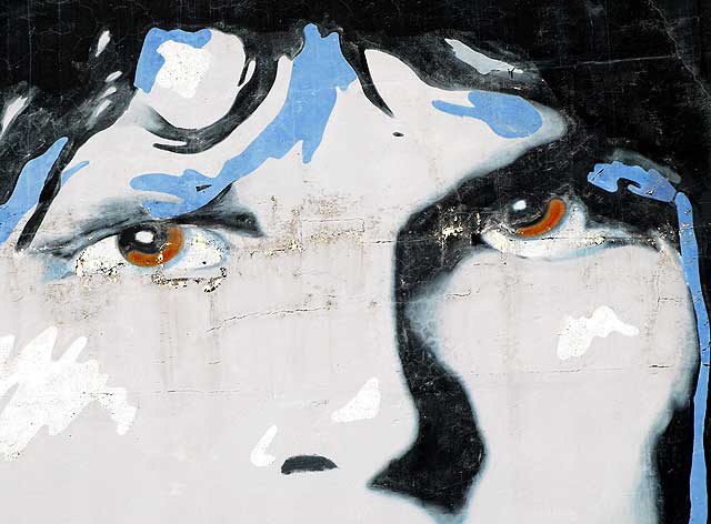 Jim Morrison "Light My Fire" mural - southeast corner of Hollywood Boulevard and La Brea