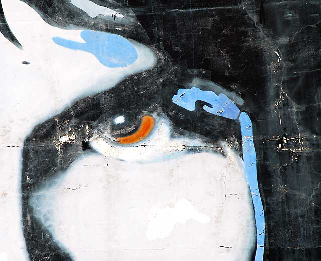 Jim Morrison "Light My Fire" mural - southeast corner of Hollywood Boulevard and La Brea