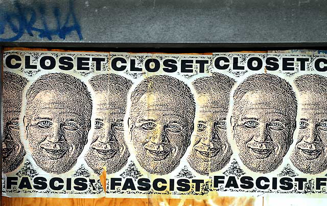 LA Mural Front political poster, Sunset Boulevard in Echo Park - Glenn Beck