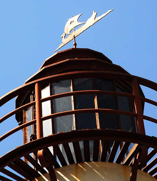 Weathervane on lighthouse, Crossroads of the World, Hollywood