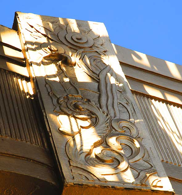 Detail of the Hollywood Center Building, Hollywood Boulevard at Cherokee