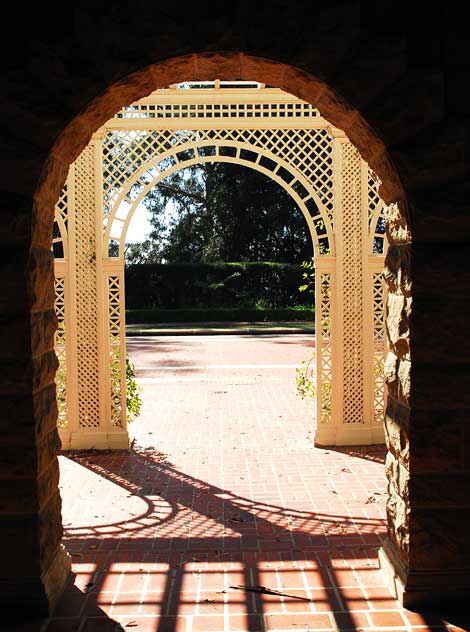 The gardens of Greystone Mansion, Beverly Hills