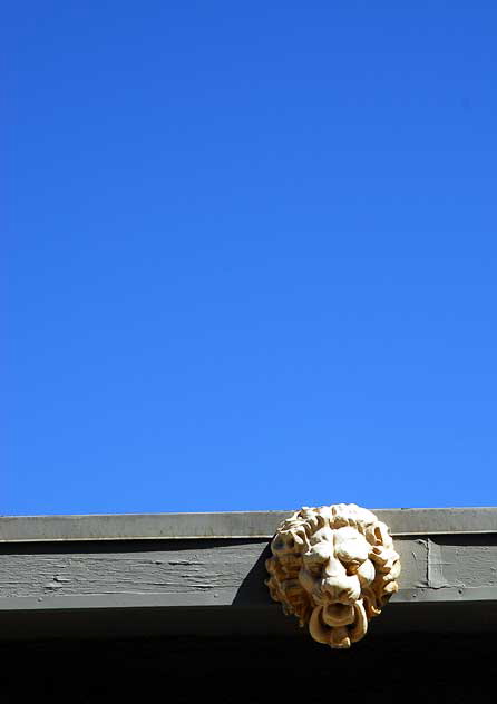 Lion's Head on Apartment Wall, West Hollywood