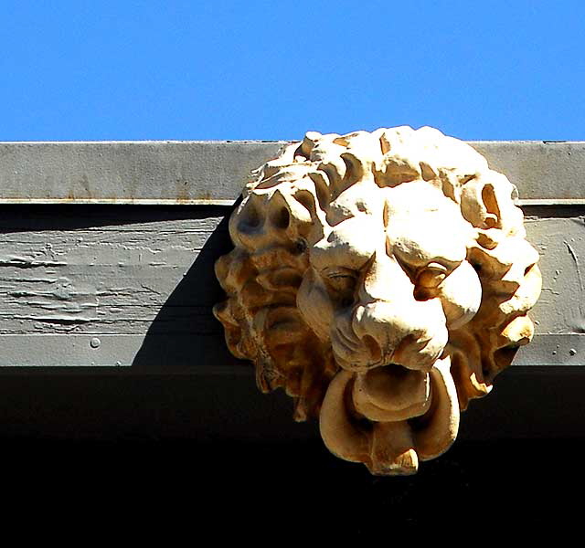 Lion's Head on Apartment Wall, West Hollywood