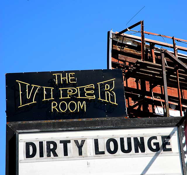 Marquee at the Viper Room on the Sunset Strip - Dirty Lounge
