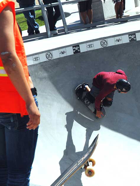 Venice Beach Skate Park, Windward Avenue and Ocean Front Walk, Monday, October 5, 2009 (two days after it opened)