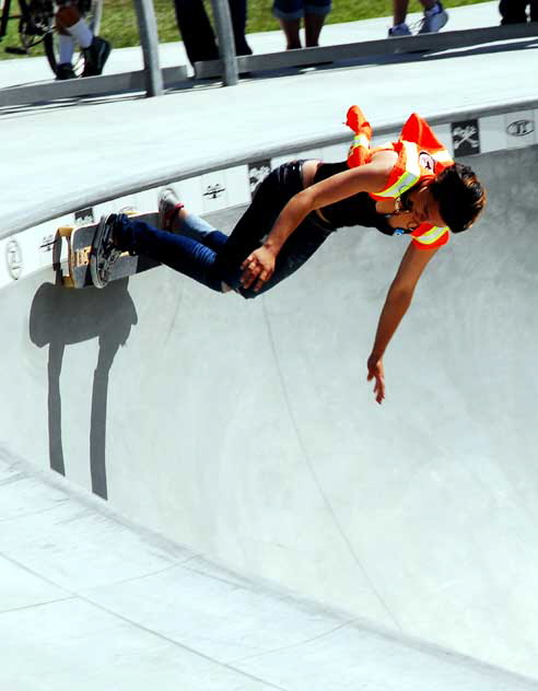 Venice Beach Skate Park, Windward Avenue and Ocean Front Walk, Monday, October 5, 2009 (two days after it opened)