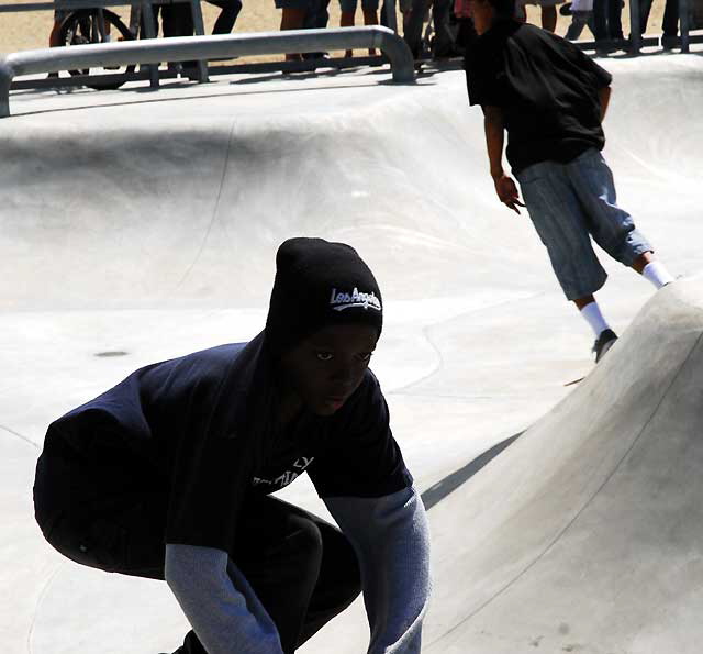 Venice Beach Skate Park, Windward Avenue and Ocean Front Walk, Monday, October 5, 2009 (two days after it opened)