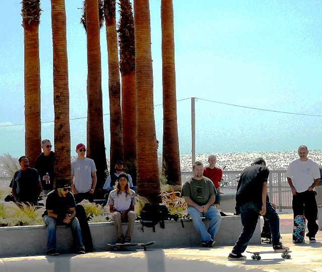 Venice Beach Skate Park, Windward Avenue and Ocean Front Walk, Monday, October 5, 2009 (two days after it opened)