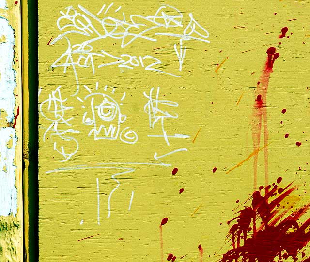 Messages on wall, Ocean Front Walk, Venice Beach