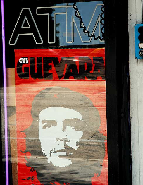 "Che" ATM - shop window on Hollywood Boulevard 