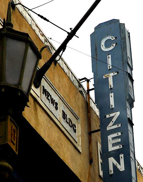 Hollywood News Building on Wilcox Avenue, Hollywood, California 