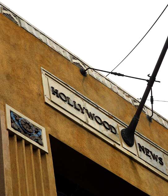 Hollywood News Building on Wilcox Avenue, Hollywood, California 