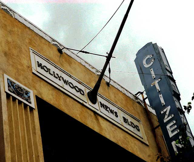 Hollywood News Building on Wilcox Avenue, Hollywood, California 